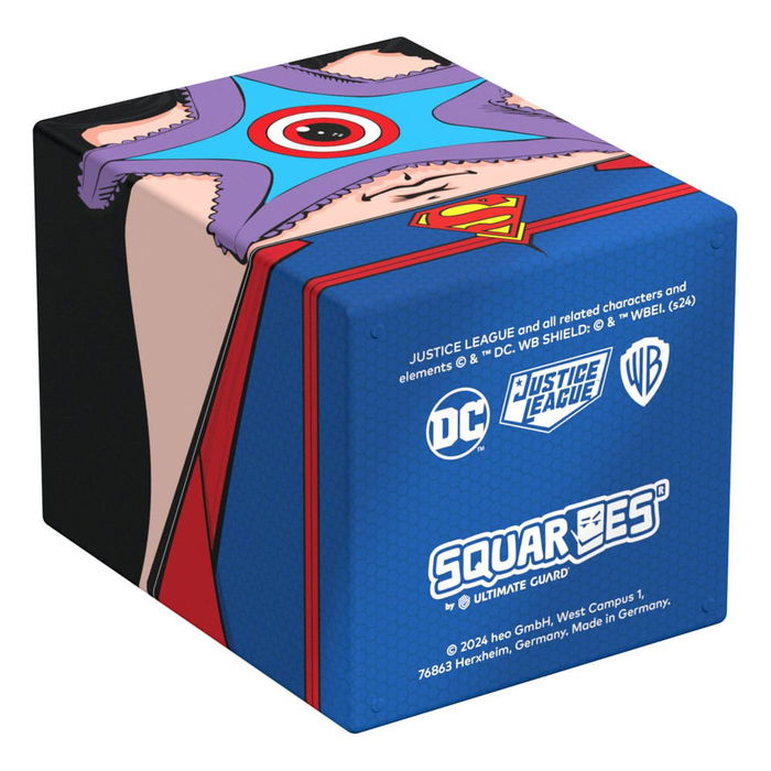 Ultimate Guard Caja Mazo Squaroes DC Justice League Starro - Caja Coleccionable para Cartas, Hasta 100 Cartas Doble Funda, Materiales Renovables