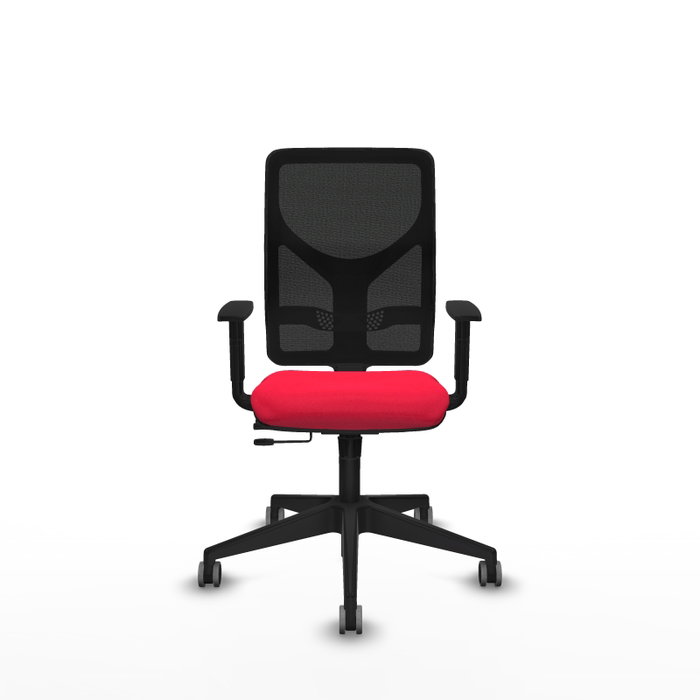 PIQUERAS Y CRESPO Silla de oficina Motilla con mecanismo Sincro/Traslack, Rojo y Negro PIQUERAS Y CRESPO Silla de oficina Motilla con mecanismo Sincro/Traslack, Rojo y Negro