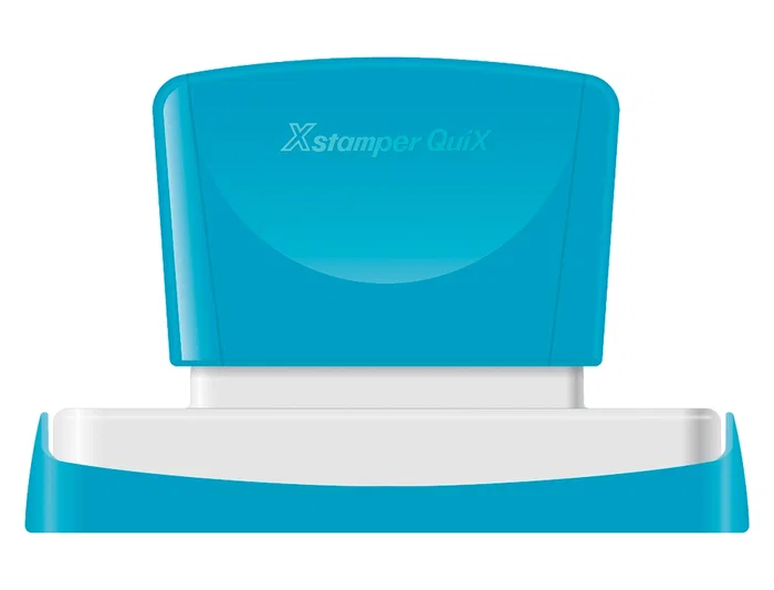 X'stamper Sello Personalizable Q-26, Rojo, Medidas 16x83 mm, Preentintado y Rellenable