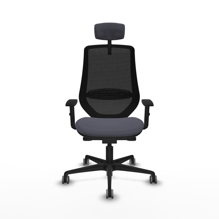 PIQUERAS Y CRESPO Silla de oficina Mardos con mecanismo Sincro/Traslack, Gris oscuro y Negro PIQUERAS Y CRESPO Silla de oficina Mardos con mecanismo Sincro/Traslack, Gris oscuro y Negro