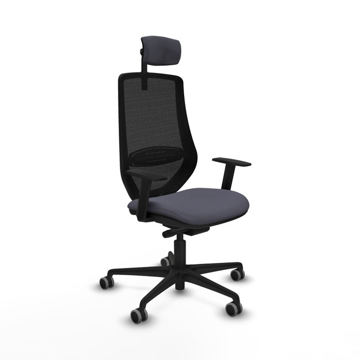 PIQUERAS Y CRESPO Silla de oficina Mardos con mecanismo Sincro/Traslack, Gris oscuro y Negro PIQUERAS Y CRESPO Silla de oficina Mardos con mecanismo Sincro/Traslack, Gris oscuro y Negro