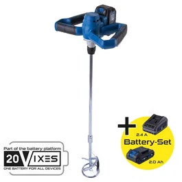 Scheppach Batidora Inalámbrica de Mano BC-PMX100-X, 1000W, Batería 4Ah y Cargador Incluidos, Set L