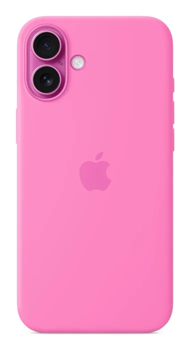 Apple Funda de Silicona con MagSafe para iPhone 16 Plus - Rosa Peonía Apple Funda de Silicona con MagSafe para iPhone 16 Plus - Rosa Peonía