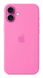Apple Funda de Silicona con MagSafe para iPhone 16 Plus (MDGR4ZM/A) - Color Rosa Peonía, 55% de Silicona Reciclada, Protección Contra Caídas y Compatible con Carga Inalámbrica