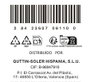 Quttin Cuchillo Panero 20 cm Negro - Colección Black (24 Unidades)