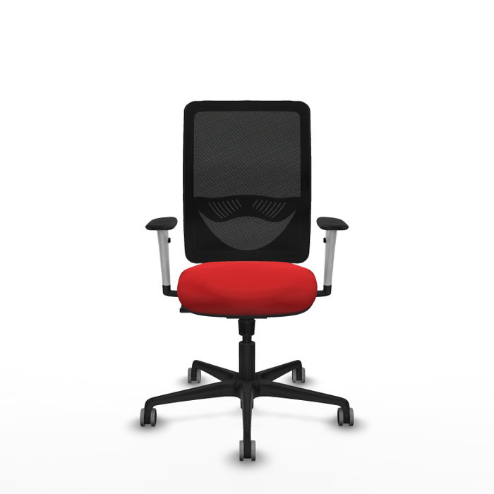PIQUERAS Y CRESPO Silla de oficina Zulema Rojo/Negro con mecanismo Sincro PIQUERAS Y CRESPO Silla de oficina Zulema Rojo/Negro con mecanismo Sincro