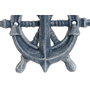DKD Home Decor Picaporte de Hierro Colado Azul 16x3x14 cm