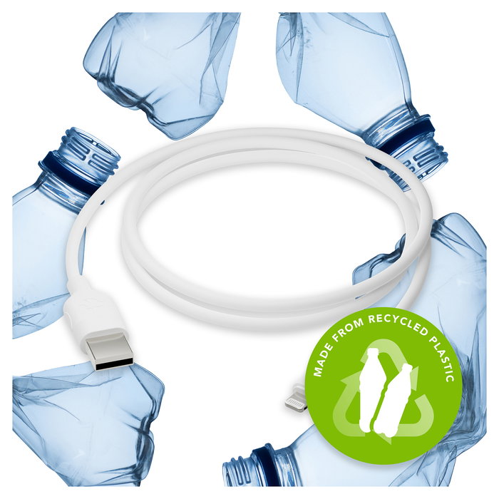 Dbramante1928 re-charge cable lightning usb macho a lightning macho 1.2 m 100 % plÁstico reciclado