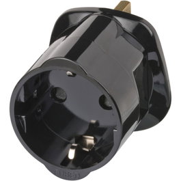 Brennenstuhl Adaptador de Viaje GB a DE con Fusible de 13 A