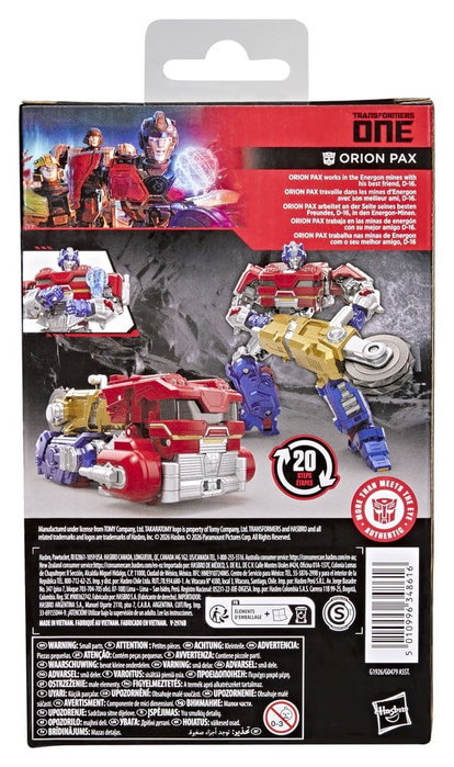 Hasbro Transformers One Studio Series Deluxe Class Orion Pax