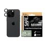 PanzerGlass Protector PanzerGlass SAFE para Cámara Lens, Negro, para Apple iPhone 16 Pro y 16 Pro Max, Vidrio Templado, Aplicación en Seco, Resistente a Golpes y Rayones