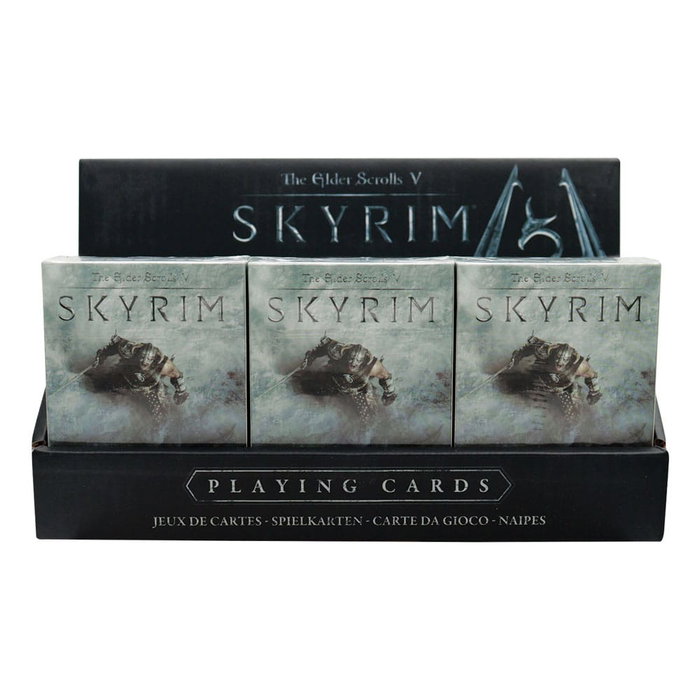 Elder Scrolls Skyrim Baraja de Naipes Caja expositora (12)