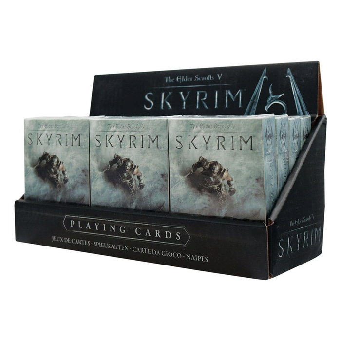 Elder Scrolls Skyrim Baraja de Naipes Caja expositora (12)