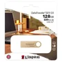 Kingston DTSE9G3/128GB DataTraveler SE9 G3 128GB USB 3.2 Gen 1 Tipo A - Oro Metal - Hasta 220MB/s Lectura, 100MB/s Escritura