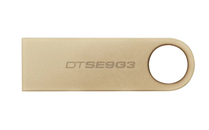 Kingston DTSE9G3/128GB DataTraveler SE9 G3 128GB USB 3.2 Gen 1 Tipo A - Oro Metal - Hasta 220MB/s Lectura, 100MB/s Escritura