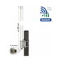 DeLOCK Antena WLAN Banda Dual 802.11 ac/ax/a/b/g/n con conector N hembra, 6,2 - 8,0 dBi, Blanco