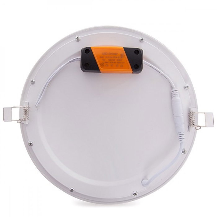 Pack 2 Placas LED 20W 2000Lm 6000K Circular 40.000H 240mm Blanco Frío para Oficinas y Hogar Pack 2 Placas LED 20W 2000Lm 6000K Circular 40.000H 240mm Blanco Frío para Oficinas y Hogar