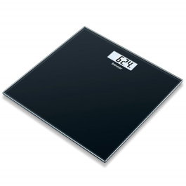 Beurer Báscula de Baño Digital, Precisión y Diseño Elegante, Negro