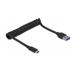DeLOCK Cable USB Tipo-A a USB Tipo-C 10 Gbps 1,2 m Negro