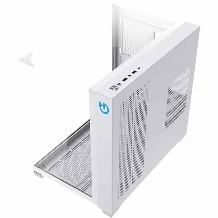 Hiditec SKY Caja Gaming Semitorre Blanca con Cristal Templado