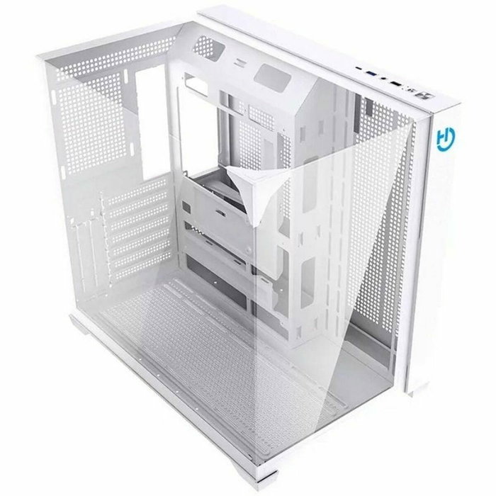 Hiditec SKY Caja Gaming Semitorre Blanca con Cristal Templado