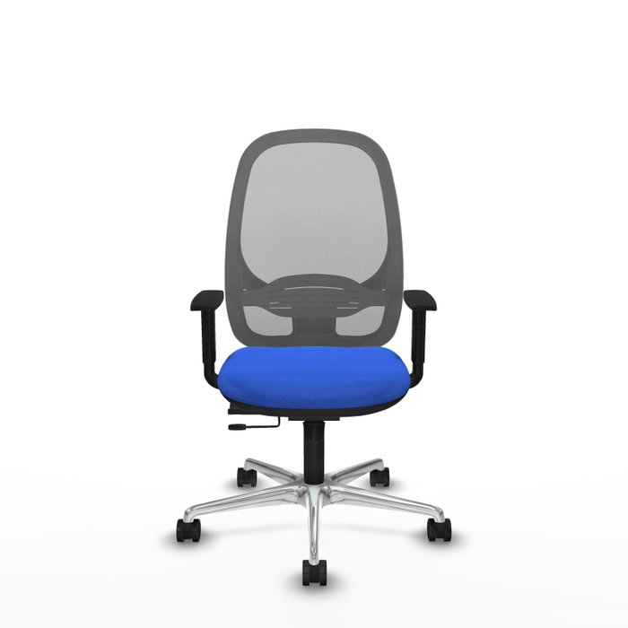 PIQUERAS Y CRESPO Silla de oficina Cilanco con mecanismo Sincro/Traslack Azul y Gris PIQUERAS Y CRESPO Silla de oficina Cilanco con mecanismo Sincro/Traslack Azul y Gris