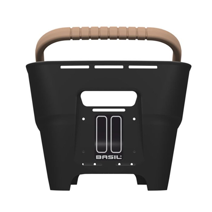Basil Cesta Trasera Cento Neo - MIK 2.0 - Portaequipajes - 21L Sintético Reciclado - Bicicletas Urbanas y Eléctricas