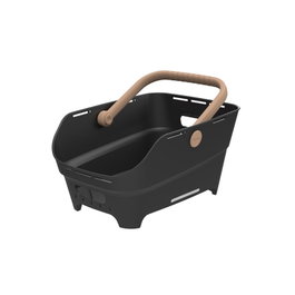 Basil Cesta Trasera Cento Neo - MIK 2.0 - Portaequipajes - 21L Sintético Reciclado - Bicicletas Urbanas y Eléctricas