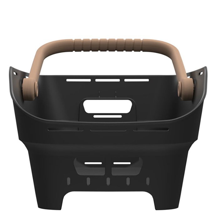 Basil Cesta Trasera Cento Neo - MIK 2.0 - Portaequipajes - 21L Sintético Reciclado - Bicicletas Urbanas y Eléctricas