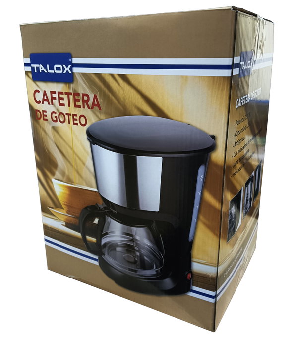 TALOX Cafetera de goteo UKCS-350 de 1,25 L