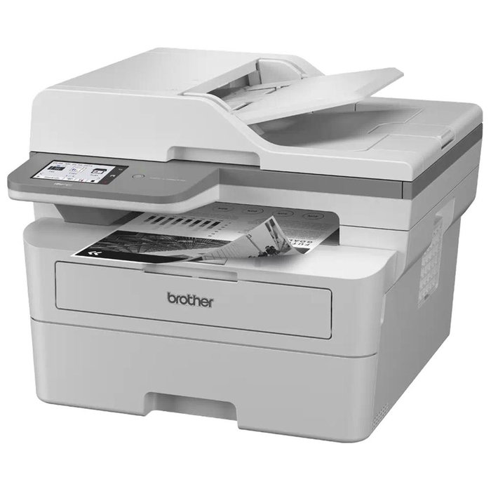 Brother MFC-L2960DW Impresora Multifunción Láser Monocromo 4 en 1 con WiFi, Doble Cara, Fax, ADF y Pantalla Táctil - Para Oficina y Hogar