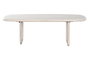 DKD Home Decor Mesa de Centro de Mango Blanco 137x76x45 cm