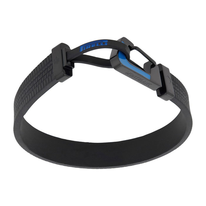 Montblanc Meisterstuck Great Masters Pirelli Pulsera de Caucho Negro Montblanc Meisterstuck Great Masters Pirelli Pulsera de Caucho Negro