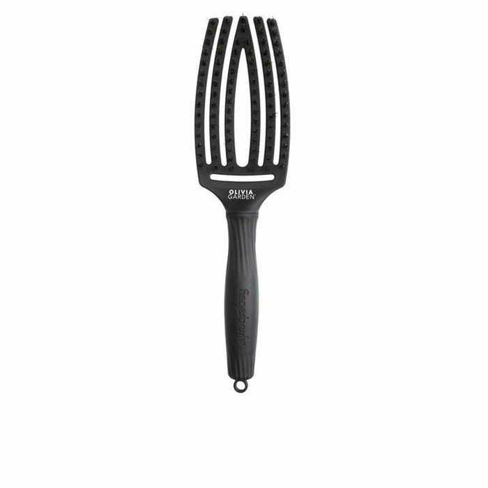 Olivia Garden Finger Brush Combo Medium Negro