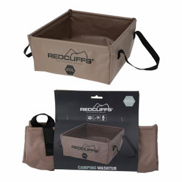 Redcliffs Porta agua plegable cuadrado 20 l