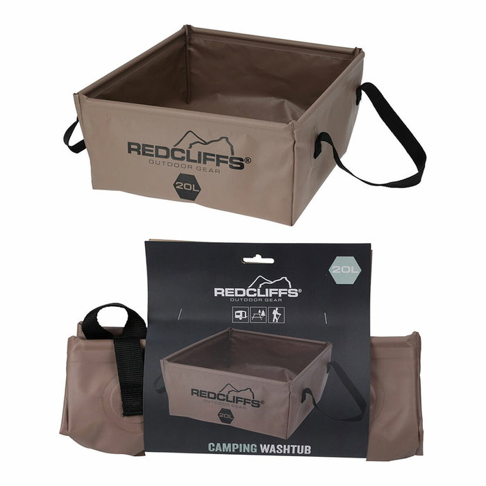 Redcliffs Porta agua plegable cuadrado 20 l Redcliffs Porta agua plegable cuadrado 20 l