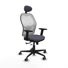 PIQUERAS Y CRESPO Silla de oficina Jorquera Gris y Blanca
