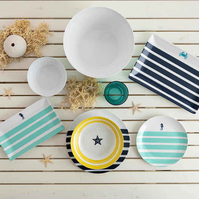 Quid Plato Llano Melamina Atlantic 25 cm - 24 Unidades