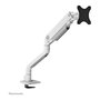 Neomounts DS70S-950WH1 Brazo de Monitor de Mesa de Resorte de Gas para Pantallas de 17 a 49 pulgadas con Montaje VESA 100x100 mm y Capacidad de 18 kg, Color Blanco