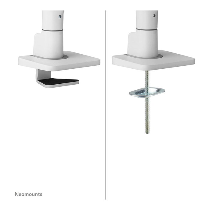 Neomounts DS70S-950WH1 Brazo de Monitor de Mesa de Resorte de Gas para Pantallas de 17 a 49 pulgadas con Montaje VESA 100x100 mm y Capacidad de 18 kg, Color Blanco Neomounts DS70S-950WH1 Brazo de Monitor de Mesa de Resorte de Gas para Pantallas de 17 a 49 pulgadas con Montaje VESA 100x100 mm y Capacidad de 18 kg, Color Blanco