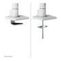 Neomounts DS70S-950WH1 Brazo de Monitor de Mesa de Resorte de Gas para Pantallas de 17 a 49 pulgadas con Montaje VESA 100x100 mm y Capacidad de 18 kg, Color Blanco