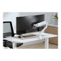 Neomounts DS70S-950WH1 Brazo de Monitor de Mesa de Resorte de Gas para Pantallas de 17 a 49 pulgadas con Montaje VESA 100x100 mm y Capacidad de 18 kg, Color Blanco