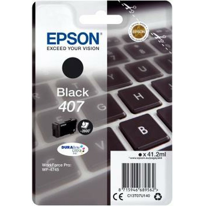 Cartucho de Tinta Original Epson Nº 407 Negro (5 Unidades) Cartucho de Tinta Original Epson Nº 407 Negro (5 Unidades)