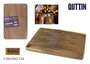 Quttin Tabla de Cortar Gum Arabic 50 x 35 cm, Color Natural (8 Unidades)