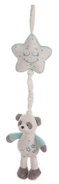 Creaciones Llopis Caja Musical Estrella Baby Panda Agua Marina 35 cm