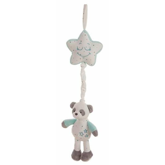 Creaciones Llopis Caja Musical Estrella Baby Panda Agua Marina 35 cm