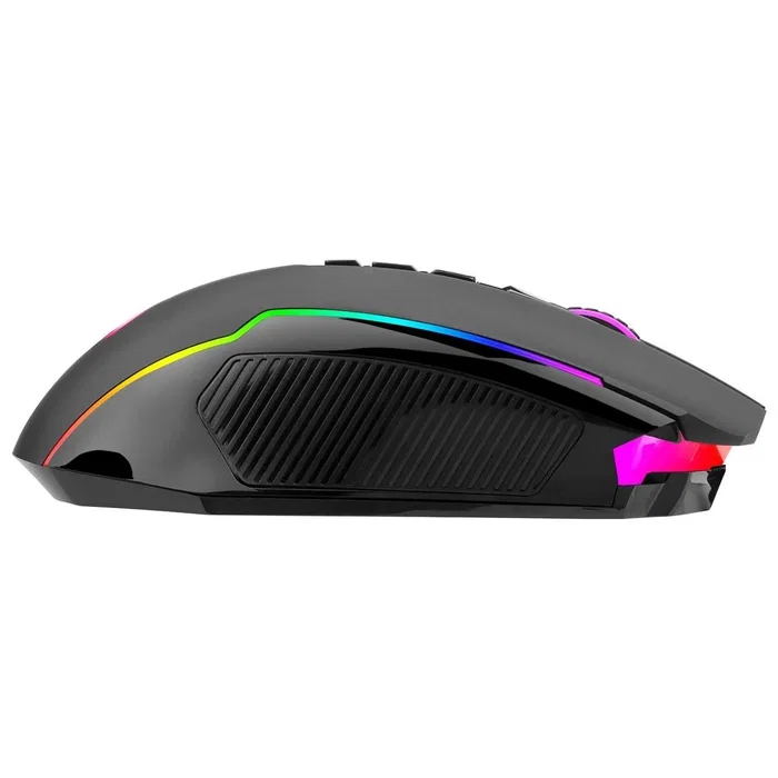 Redragon M914-RGB NIX Ratón Gaming Inalámbrico RGB 5000 DPI Negro Recargable 700mAh Diestro