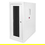 Digitus DA-1902 Carcasa para PC con Puerta de Cristal, Incluye Ventilador y Ruedas, Color Gris RAL 7035