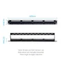Vention Patch Panel KGCB0 24 Puertos Cat.6 Negro