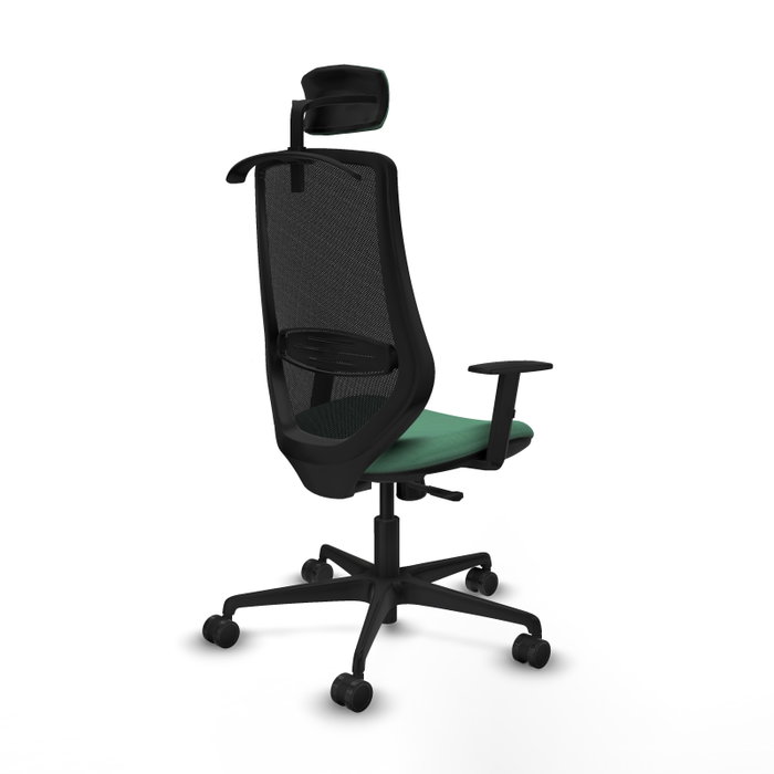 PIQUERAS Y CRESPO Silla de oficina Mardos con mecanismo Sincro, Verde esmeralda y Negro PIQUERAS Y CRESPO Silla de oficina Mardos con mecanismo Sincro, Verde esmeralda y Negro